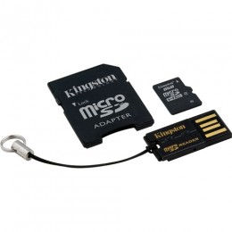 Kingston 8GB Class-4 Micro SDHC Memory Card Mobility Kit
