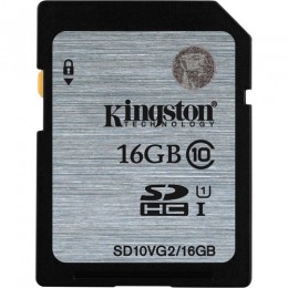 Kingston 16GB UHS-I SDHC Memory Card (Class 10)