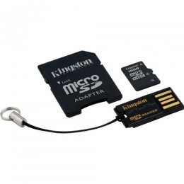 Kingston 16GB Class-4 Micro SDHC Memory Card Mobility Kit