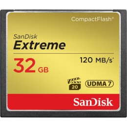 SanDisk 32GB Extreme CompactFlash Memory Card (120MB/s)