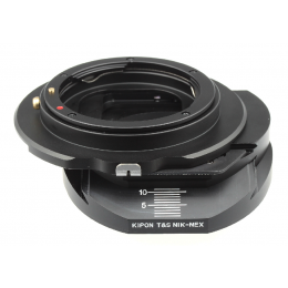Kipon T&S NIK-NEX Nikon Lens to Sony NEX Camera Body Tilt and Shift Adapter