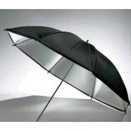 Boling Silver with Black Cover Umbrella 33"/36"/40"/43"