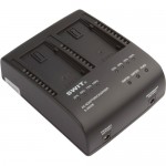 Swit S-3602B Dual Charger/Adapter for Panasonic VW-VBG6 Battery 