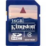 Kingston 16GB Class-4 SDHC Memory Card