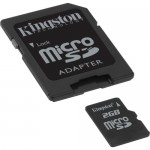 Kingston 2GB Micro SD Cards with SD Adapter