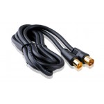 Choseal QC-326 TV RF RCA Male to Female Cable 1.8M