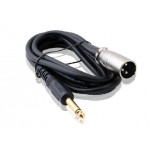 Choseal Q-387 XLR Male to 1/4in Male Cable 3M