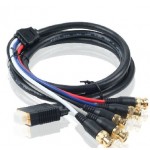 Choseal Q-517 1 VGA to 5 BNC Cable 1.8M