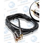 Choseal Q-565A 1 to 2 RCA Cable 1.8M
