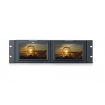 Ruige TLS701HD-2 Rack Mount LCD Monitor 2 x 7-inch
