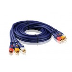 Choseal Q-730 3 XLR Male to Male AV Cable 1.8M