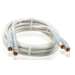 Choseal QB-773 Two Male to Two Male AV Extending Cable 1.5M