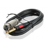 Choseal Q-801 XLR Male to 1/4in Male  AV Cable 1M