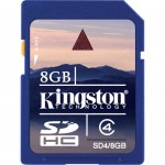 Kingston 8GB Class-4 SDHC Memory Card