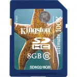 Kingston 8GB Class-6 SDHC Memory Card