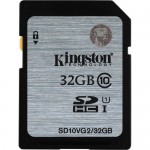Kingston 32GB UHS-I SDHC Memory Card (Class 10)