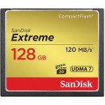 SanDisk 128GB Extreme Pro CompactFlash Memory Card (120MB/s) 