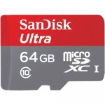 SanDisk 64GB Ultra UHS-I microSDXC Memory Card (Class 10) 