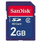SanDisk 2GB Standard SD Memory Card