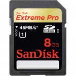SanDisk 8GB Extreme Pro SDHC UHS-I Memory Card